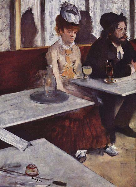 Edgar Degas LAbsinthe Sweden oil painting art